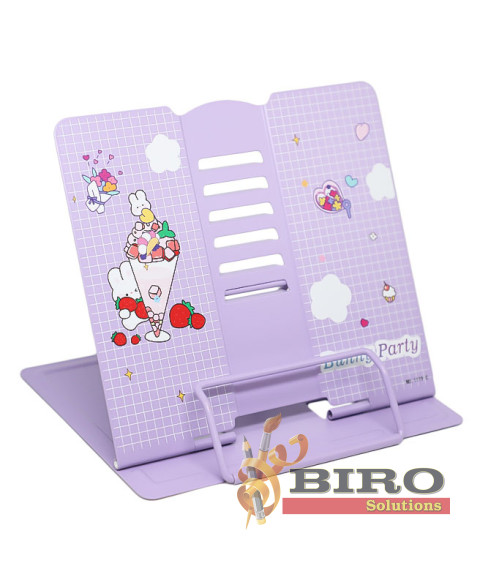 Suport pentru cărți Bunny Party, lilac